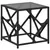Produktbild 2 för Soffbord med svart glasskiva 40x40x41 cm stål