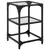 Produktbild 2 för Soffbord med transparent glasskiva 30x30x45 cm stål