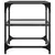 Produktbild 5 för Soffbord med transparent glasskiva 2 st 40x40x45 cm stål