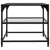 Produktbild 6 för Soffbord med transparent glasskiva 2 st 50x50x45 cm stål