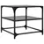 Produktbild 7 för Soffbord med svart glasskiva 2 st 50x50x45 cm stål