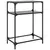 Produktbild 6 för Konsolbord med svart glasskiva 60x35x81 cm stål