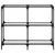 Produktbild 4 för Konsolbord med transparent glasskiva 98x30x81 cm stål