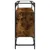 Produktbild 5 för Skänk med glasskiva rökfärgad ek 98x35x81 cm konstruerat trä