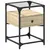 Produktbild 2 för Sängbord sonoma-ek 40x40x55 cm konstruerat trä