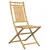Produktbild 4 för Hopfällbara trädgårdsstolar 2 st 46x66x99 cm bambu