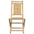 Produktbild 5 för Hopfällbara trädgårdsstolar 2 st 46x66x99 cm bambu