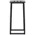 Produktbild 6 för Barstolar 2 st svart 38x38x80 cm pulverlackerat stål