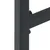 Produktbild 7 för Barstolar 2 st svart 38x38x80 cm pulverlackerat stål