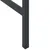 Produktbild 6 för Barbord svart 50x50x110 cm pulverlackerat stål