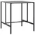 Produktbild 2 för Barbord svart 100x100x110 cm pulverlackerat stål