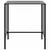 Produktbild 4 för Barbord svart 100x100x110 cm pulverlackerat stål