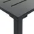 Produktbild 7 för Barbord svart 100x100x110 cm pulverlackerat stål