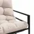 Produktbild 8 för Trädgårdsbänk med dyna taupe 113 cm stål