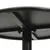 Produktbild 5 för Trädgårdsbord rund svart Ø50x72 cm stål