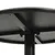 Produktbild 5 för Trädgårdsbord rund svart Ø60x105 cm stål