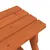 Produktbild 9 för Picknickbord med parasoll för 4 barn massivt granträ