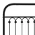 Produktbild 5 för Huvudgavel metall svart 150 cm