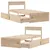 Produktbild 7 för Sängram utan madrass 75x190 cm massiv furu