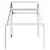 Produktbild 5 för Tak till barnsäng vit 188x82x113 cm massiv furu