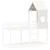 Produktbild 3 för Tak till barnsäng vit 60x89x134,5 cm massiv furu