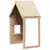 Produktbild 6 för Tak till barnsäng 60x99x139,5 cm massiv furu