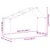Produktbild 9 för Tak till barnsäng vaxbrun 213x95,5x144,5 cm massiv furu