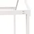 Produktbild 7 för Tak till barnsäng vit 217x95,5x159 cm massiv furu