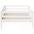Produktbild 5 för Sängram utan madrass vit 90x200 cm massiv furu