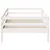 Produktbild 5 för Sängram utan madrass vit 75x190 cm massiv furu