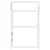 Produktbild 4 för Tak till barnsäng vit 98x70x176,5 cm massiv furu