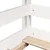 Produktbild 7 för Barnsäng med tak vit 90x190 cm massiv furu