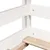 Produktbild 7 för Barnsäng med tak vit 80x160 cm massiv furu