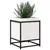 Produktbild 4 för Odlingslådor vit 40x40x40 cm massiv furu