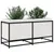 Produktbild 4 för Odlingslådor vit 100x40x50 cm massiv furu