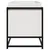 Produktbild 6 för Odlingslådor vit 100x40x50 cm massiv furu
