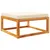 Produktbild 2 för Fotpall för trädgården 65x65x29 cm massivt akaciaträ