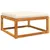 Produktbild 6 för Fotpall för trädgården 65x65x29 cm massivt akaciaträ