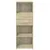 Produktbild 4 för Högskåp sonoma-ek 45x42,5x124 cm konstruerat trä