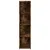 Produktbild 4 för Högskåp rökfärgad ek 30x41x124 cm konstruerat trä