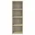 Produktbild 4 för Högskåp sonoma-ek 40x41x124 cm konstruerat trä