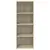 Produktbild 4 för Högskåp sonoma-ek 45x41x124 cm konstruerat trä