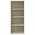Produktbild 4 för Högskåp sonoma-ek 50x41x124 cm konstruerat trä