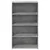 Produktbild 4 för Högskåp betonggrå 70x41x124 cm konstruerat trä