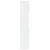 Produktbild 7 för Förvaringsskåp smalt vit 30x42,5x225 cm konstruerat trä