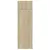 Produktbild 4 för Förvaringsskåp sonoma ek 70x42,5x225 cm konstruerat trä