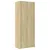Produktbild 6 för Förvaringsskåp sonoma ek 70x42,5x225 cm konstruerat trä