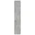 Produktbild 7 för Förvaringsskåp betonggrå 70x42,5x225 cm konstruerat trä