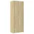 Produktbild 5 för Förvaringsskåp sonoma ek 70x42,5x225 cm konstruerat trä