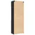 Produktbild 8 för Förvaringsskåp svart 80x42,5x225 cm konstruerat trä